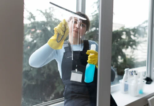 Nettoyage de vitres intérieures et extérieures à Courcy-aux-Loges